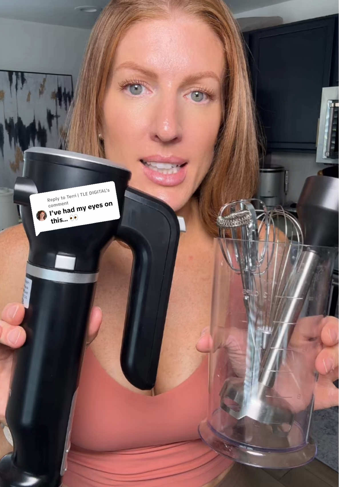 Replying to @Terri | TLE DIGITAL a CORDLESS handheld blender and mixer. 👏🏻 👏🏻 @Pukomc  #kitchengadgets #kitchengadget #handheldmixer #blender #tiktokshopcreatorpicks 