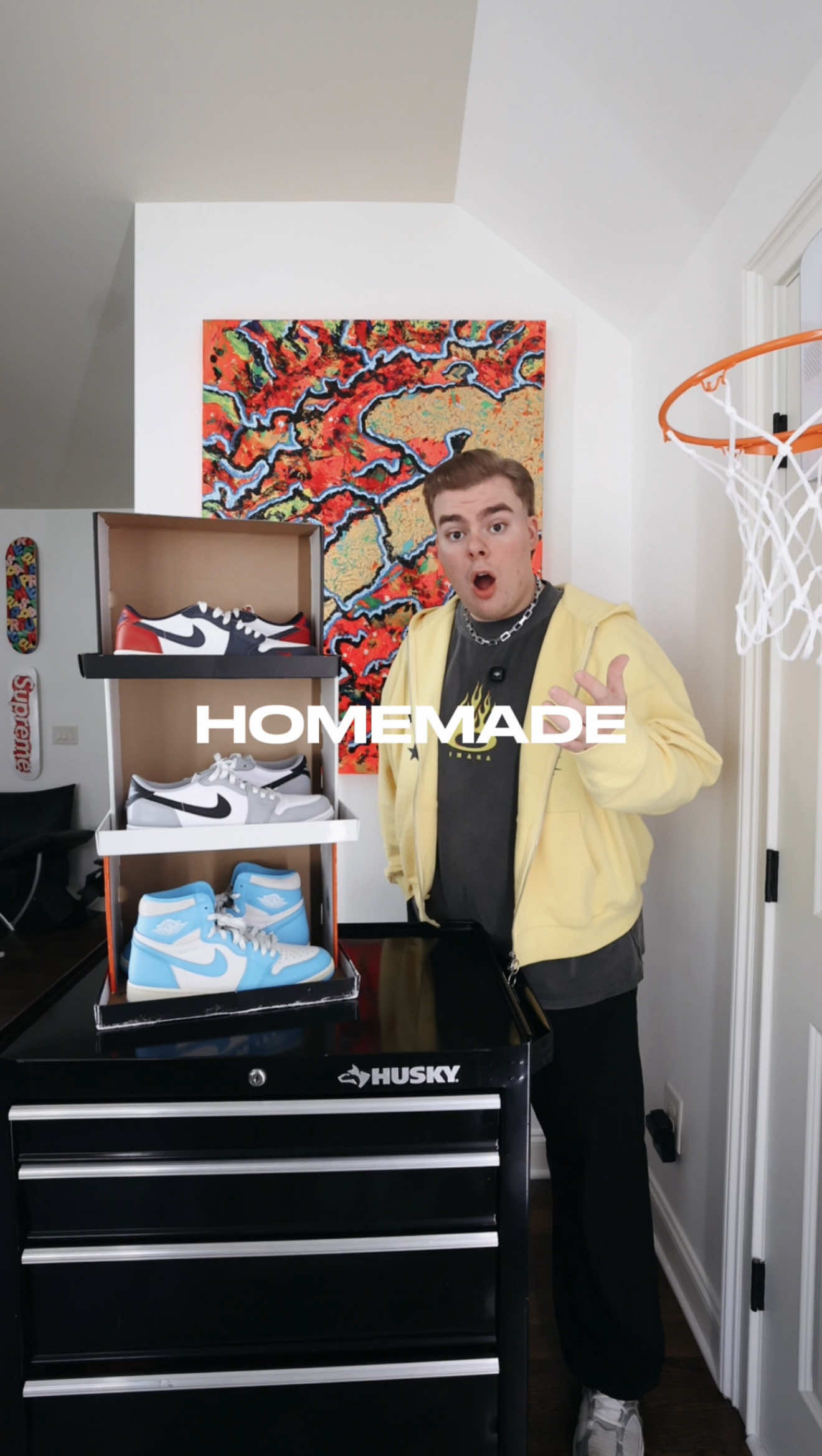 how to make your own sneaker displays… 📦 #trend #stepbystep #foryou 