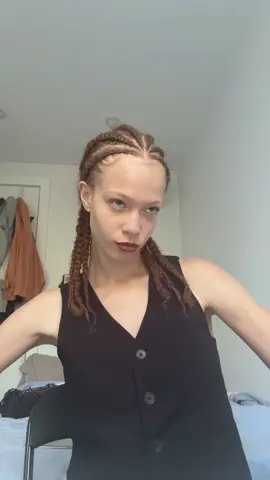 quick braid look for next few days :) #braids #cornrows #fulanibraids #curlyhair 
