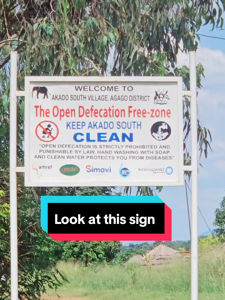Look at this sign....#luo #ugandatiktok #fypppppppppppppppppppppp #southsudanesetiktokers #acholitiktoker 