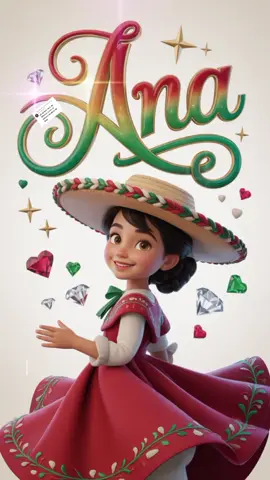 Respuesta a @anacrdoba53 #creas28 #nombresperzonalizado  #fiestamexicana #mexico  #ana 