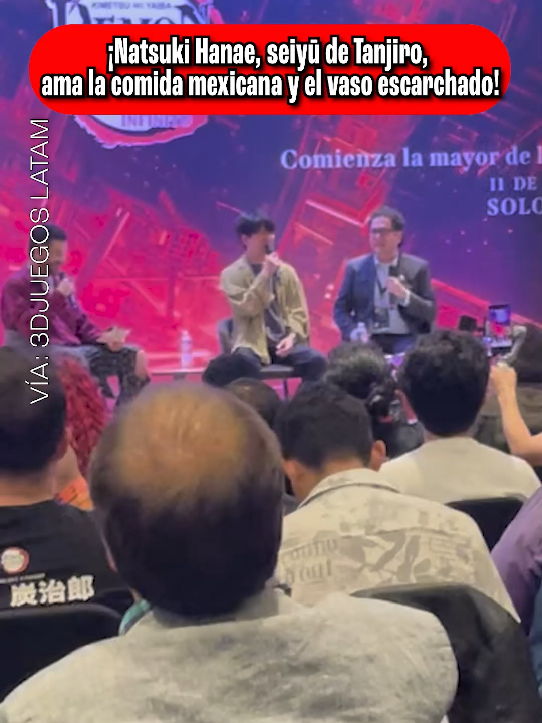 ¿Quién diría que Tanjiro ama el mezcal? ¡Esto paso en la conferencia de prensa de Kimetsu No Yaiba: El Castillo Infinito!... . . . . . . . . . . #gaming #videojuegos #Gamers #anime #kimetsunoyaiba #japon #demonslayeredit #InfinityCastle #viral #fyp
