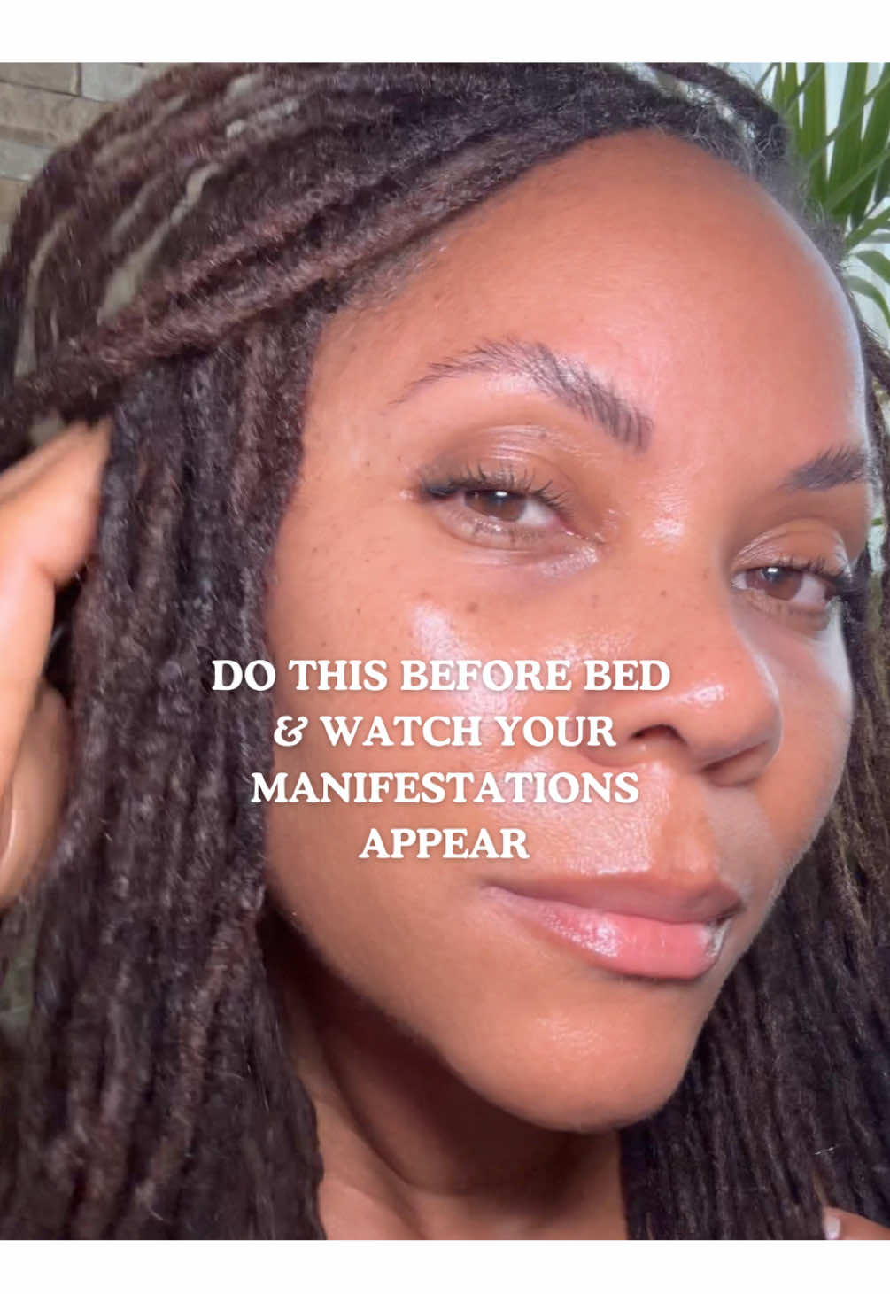 Oil & Manifest with me ✨ #holisticbeauty #skincare #haircare #naturalhair #TikTokShopCreatorPicks