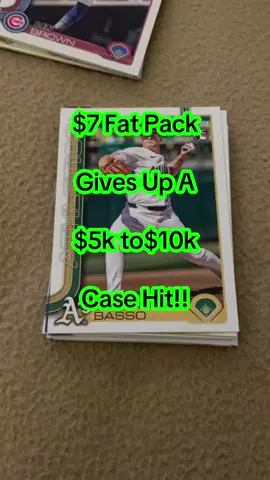 $7 Fat Pack Gives Up A $5k to $10k Case Hit!! #topps #cardcollector #shoheiohtani #casehit #baseballcards 
