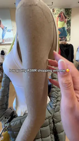Ahhh @FP Movement has been my FAVORITE online clothing store for the past few years, and little did I know one opened up down the street from me forever ago 😂😩 ok hint people, go to the outlet stores!! I counted 3 pairs of pants currently in this store that I have from there! 😮‍💨 ps the employee at this location was such a cute little angel 🥹 #lofiasmr #asmr_tingles #asmrtriggers #cameratapping #publicasmr 