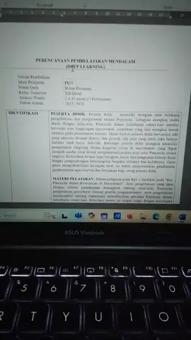 RPP deep Learning mapel pendidikan Pancasila  #modulajar #deeplearning #pendidikanpancasila #kurikulum #ukin 