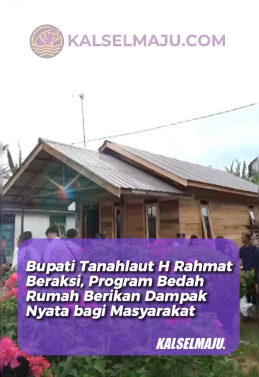 KALSELMAJU.COM, PELAIHARI – Bupati TanahLaut H. Rahmat Trianto meninjau pelaksanaan program bedah rumah di Desa Ketapang dan Desa Tirta Jaya, Kecamatan Bajuin, Senin pagi (8/9). Kunjungan ini sekaligus memastikan program peningkatan kualitas hunian layak bagi masyarakat berpenghasilan rendah berjalan sesuai target. Dalam keterangannya, Bupati Rahmat menyampaikan bahwa Pemkab TanahLaut memiliki tanggungan sekitar 2.530 unit rumah tidak layak huni yang harus diperbaiki. Untuk tahun 2025, sebanyak 589 unit rumah masuk dalam program bedah rumah. Baca berita selengkapnya di Kalselmaju.com Naskah : Ilmi   #kalselmaju #kalselmajuofficial #kalsel #kalimantanselatan #beritakalsel        