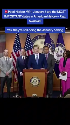 Pearl Harbor, 9/11, January 6 are the MOST IMPORTANT dates in American history – Rep. Swalwell Yes, they’re still doing the January 6 thin #usnews #netbrief #fyp #usnews #ustiktok 