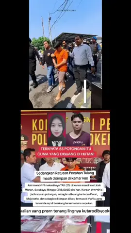 Alfi Maulana (24) pelaku mutilasi yang membuang potongan tubuh pacarnya sendiri di Sendi Pacet, dihadirkan saat rilis di mapolres Mojokerto. Pelaku mengaku jengkel dengan almarhumah yang kerap menuntut gaya hidup tinggi.#pelaku #alfi #bagian #wanita #kriminal 