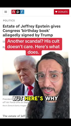 Another scandal? His cult doesn’t care. Here’s what does. #news #politics #fyp #foryou #CapCut 