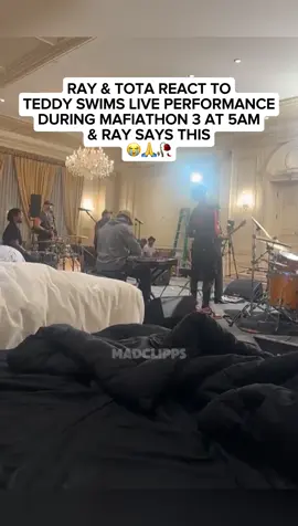 Ray and Tota React to Teddy Swims LIVE Performance during Kai Cenat’s Mafiathon 3 at 5am 😭🔥 #kaicenat #ray #tota #Mafiathon3 #fyp @Kai Cenat @Ray @Tota Mc @Teddy Swims 