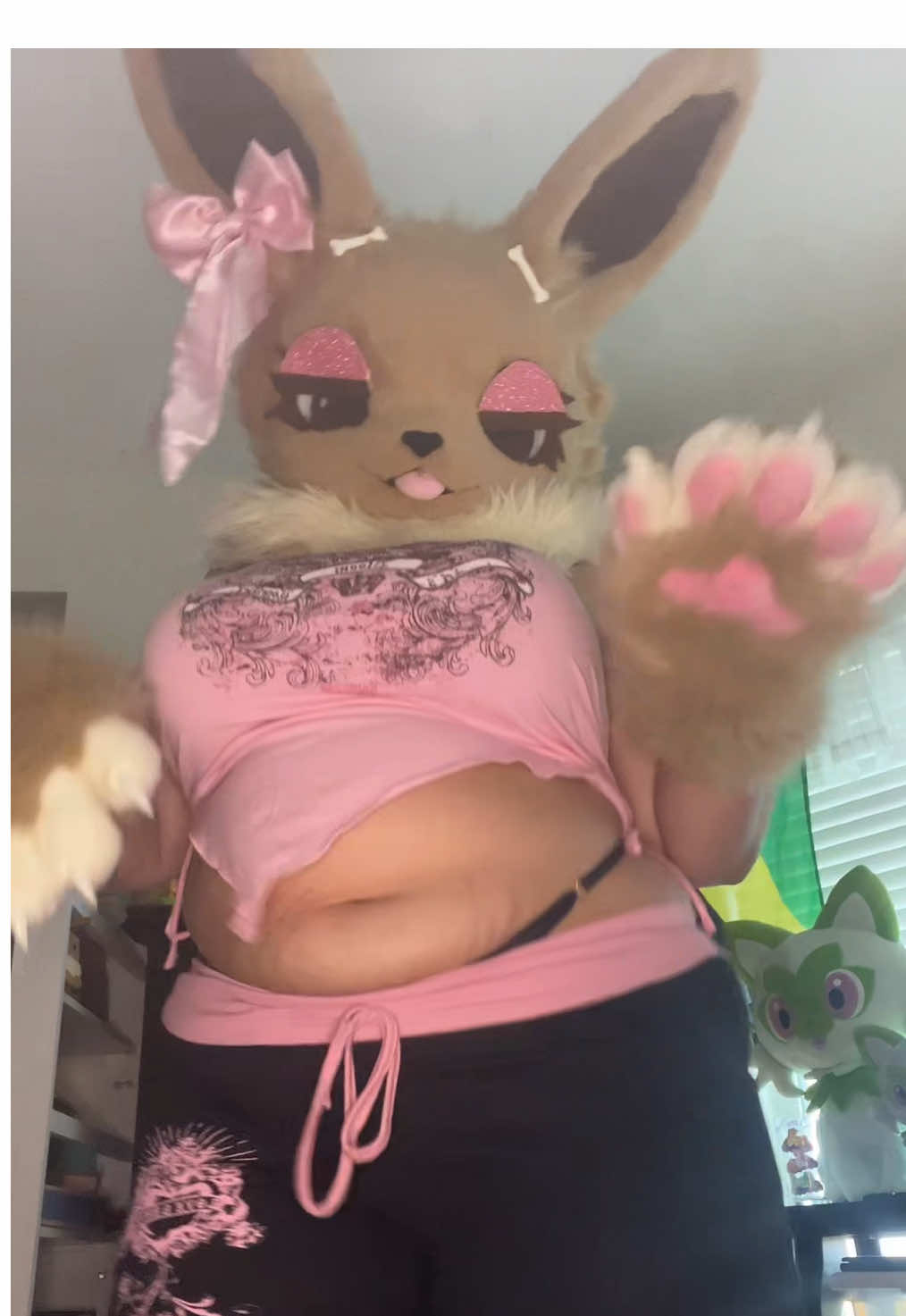These are actually so cute  #furry #fursuit #eeveefursuit #pokemon #furryfandom 