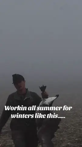 Foggy honkers gets wicked👊🏻 #waterfowl #foryou #trending 