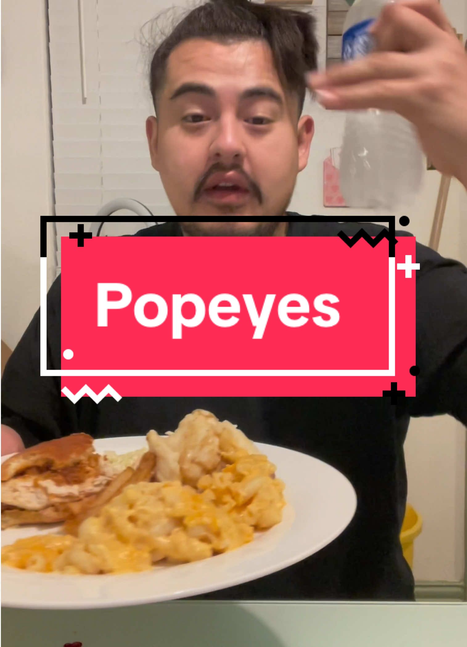 Rate Popeyes? 🍗 👀#popeyeschicken #Foodie #eatingshow #foodasmr #friedchicken 