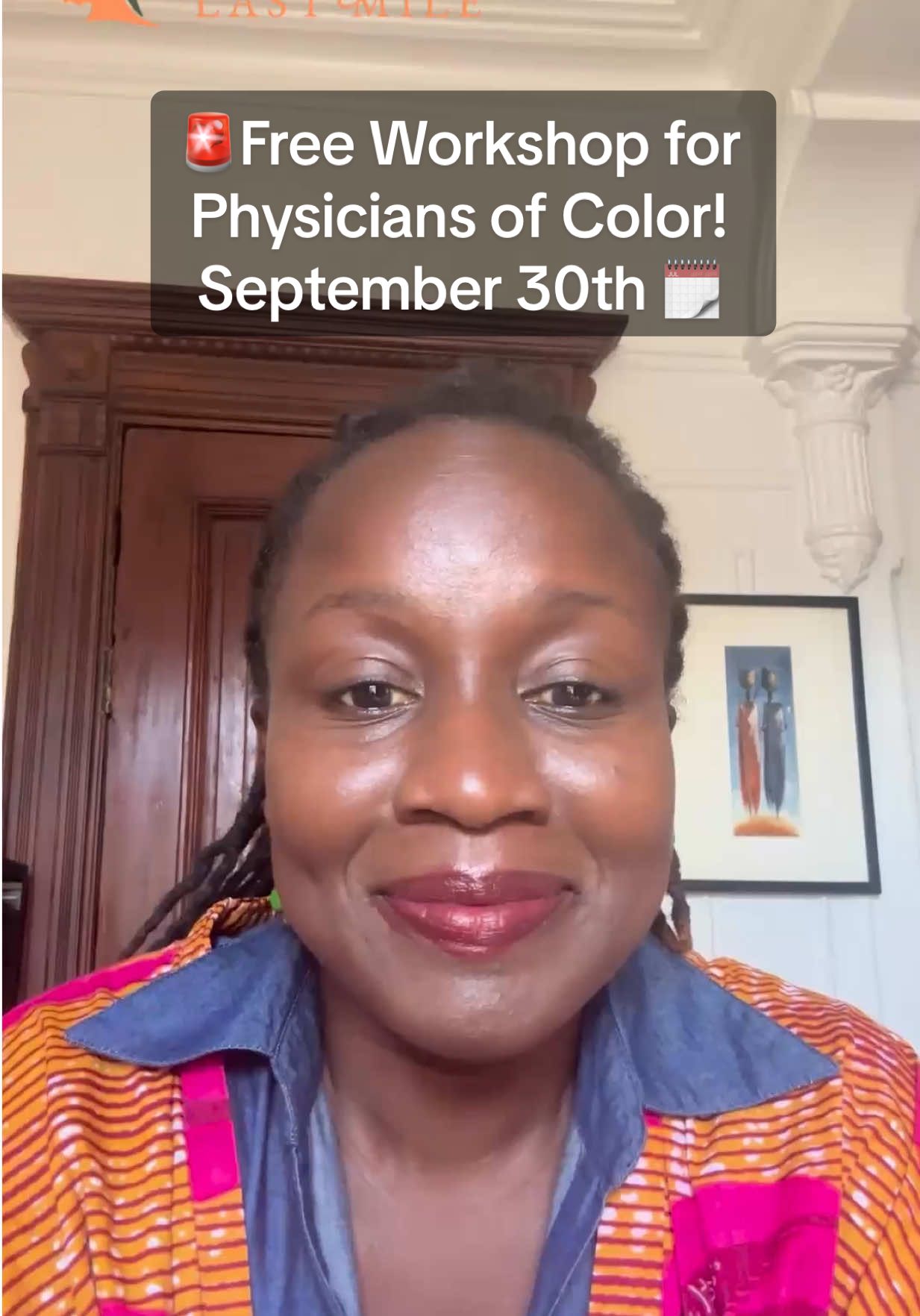 🌟 Physicians & trainees of color, this workshop is for you! Join us Sept 30th for a FREE workshop with Dr. Stella Safo on how to thrive in medicine.  For more information and to sign up, visit ThrivingInTheLastMile.com ✨ #ThrivingInTheLastMile  #healthequity #blackmedstudent #blackdoctors #blackdoctorsoftiktok 