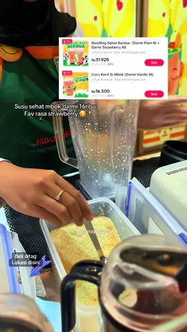 Yg rasa strawberry enakkk mana cuma jd 15ribuan satunya 🥰 Cara belinya : klik tag lokasi dikiri bawah video ini, pilih voucher yg kamu mau, lakukan pembayaran, klo udah transaksi lgsg scan vouchernya dikasir. Voucher ini berlaku diseluruh outlet yg ada dilist keterangan voucher ya. #goacademydiningsep #promomakanliburan #promoseruweekend #susumbokdarmi #promosusumbokdarmi 