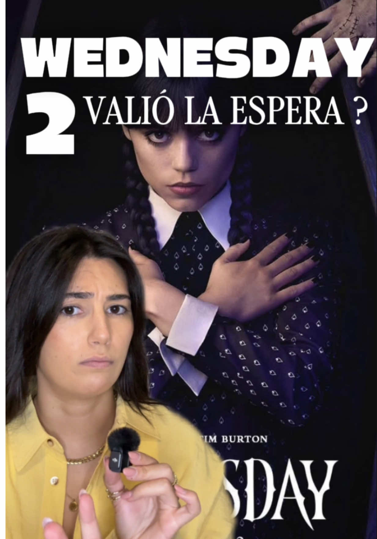 Comenzó con detalles, pero sin duda esto sigue siendo Tim Burton en todo su esplendor 🤩 urge la tercera temporada #wednesday #serie #netflix #merlina #jennaortega 