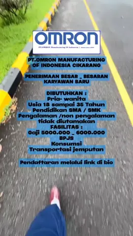 Lowonga kerja terbaru #ptomron #lowongankerja #terbaru #fypdong #popular #ptomronmanufacturingofindonesia 