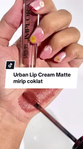 Ini shade 13 Hazelnude, cocok banget buat kamu si suka Lip Cream coklat💋 #Implora #BeraniJadiAku #imploracosmetics #WajibPakailmplora #imploraurbanlipcreammatte 