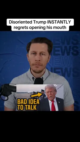 PART1: Disoriented Trump INSTANTLY regrets opening his mouth#davidpakman #news #breaking #america #fyp 