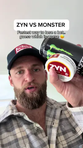 Good thing I didn’t put money on that.. 😂 #zyn #monster #energydrink #stimulants #health @Fastic 