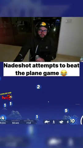 Nadeshots attempts to beat the chicken game 😂 #nadeshotclips #kickstreaming 