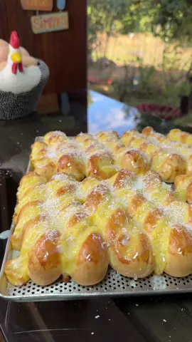 ROSCA DE CREME! Fofinha e muito fácil de fazer ♥️ ✔️ INGREDIENTES: 2 ovos 4 colheres de sopa de açúcar 10g de fermento biológico seco 2 colheres de sopa de margarina 1 xícara de leite 500g de farinha de trigo (aproximadamente) Pitada de sal Para o Creme Belga: 1/2 caixinha de leite condensado 1 colher de sopa de amido de milho 1 xícara de leite 2 gemas peneiradas 5 gotas de essência de baunilha (a gosto) PREPARO (Creme Belga): Para o creme belga, em uma panela, coloque o leite condensado, o amido de milho, o leite, as gemas peneiradas e a essência de baunilha. Misture bem todos os ingredientes com o fogo ainda desligado para evitar grumos. Leve ao fogo médio, mexendo até o creme engrossar, e deixe esfriar. #RoscaDeCreme #CremeBelga #ReceitaFácil #RoscaFofinha #PãoDoce   