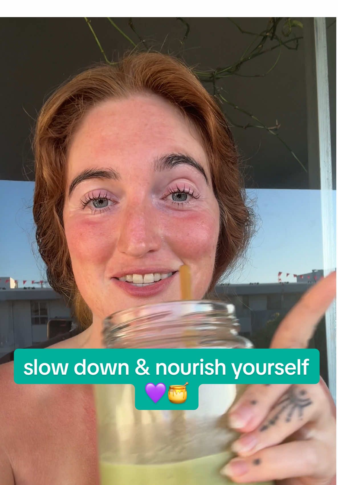 slow down & nourish yourself for a moment 💜