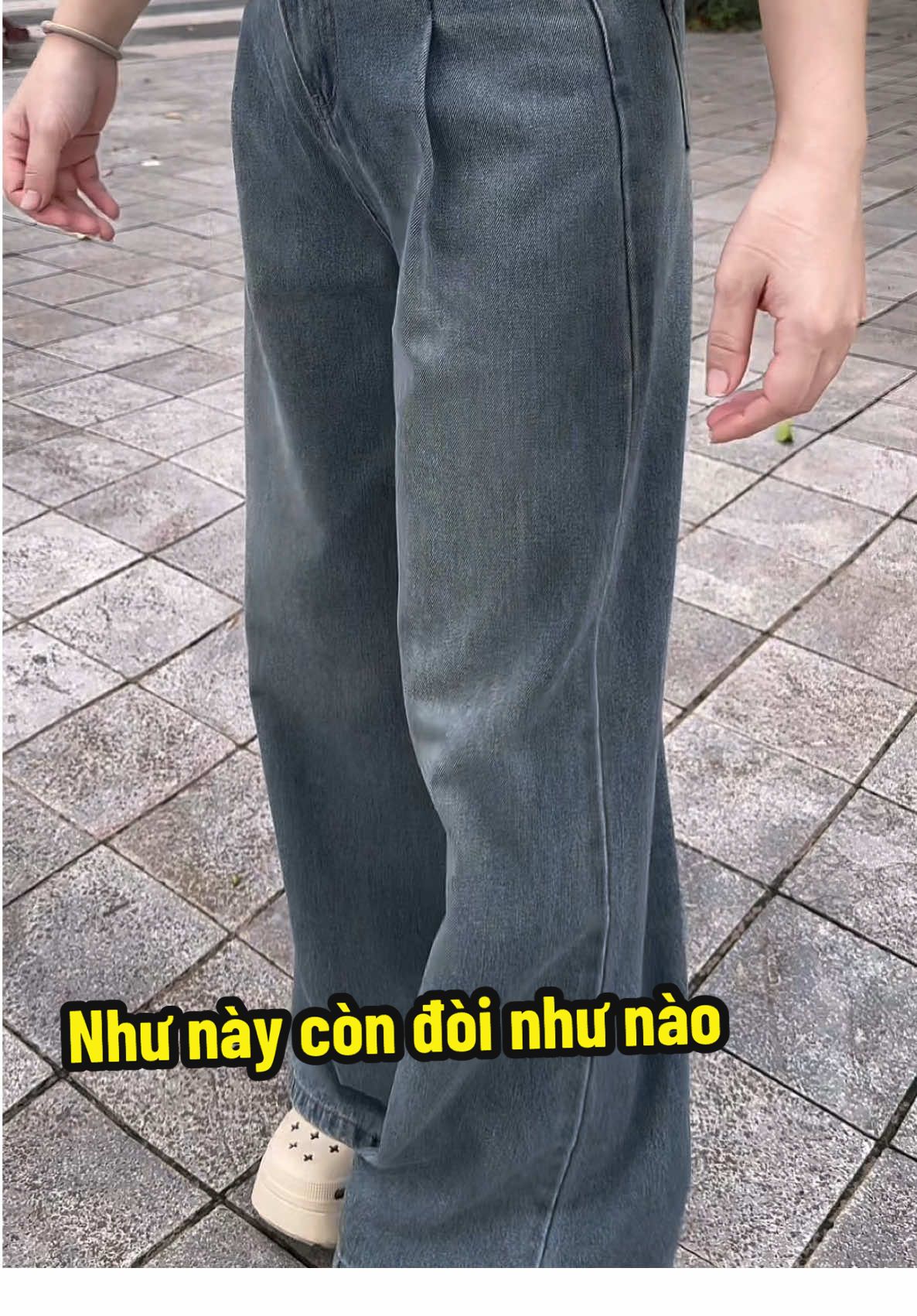 Còn đòi đẹp như nào? #quanjean #thoitrang #retroshop 