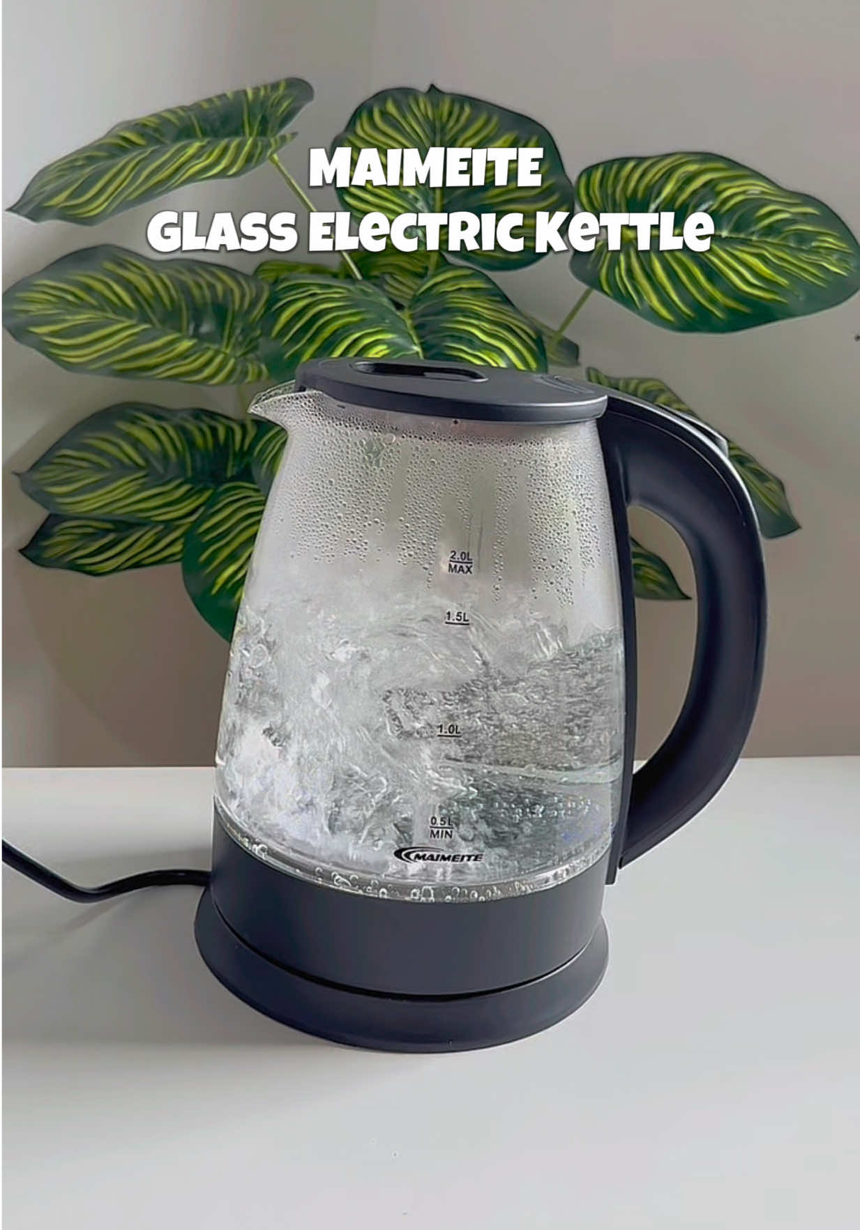 MAIMEITE Electric Kettle 2L #maimeitericecooker #maimeiteelectrickettle #glasselectrickettle 