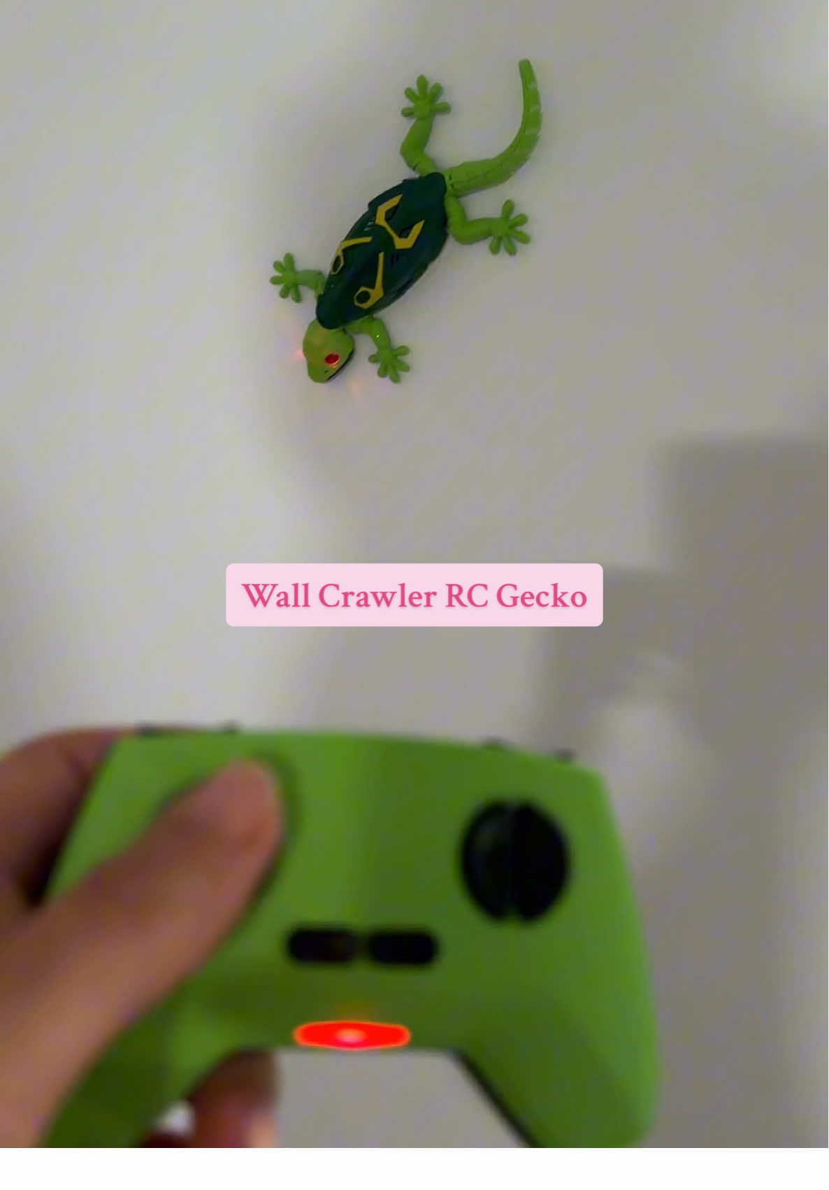 My son stuck his new toy on the living room wall and I thought it was going to fall right off… Nope, it crawled across the wall like a real gecko. We’ve tried cars, we’ve tried drones, but nothing kept his attention like this. It works because of the suction + remote control design. This Wall Crawler RC Gecko is his new favorite plaything. Now I’ve got peace and he’s got endless entertainment. #rc #rctoy #giftidea #tiktokshopblackfriday #tiktokshopcreatorpicks 