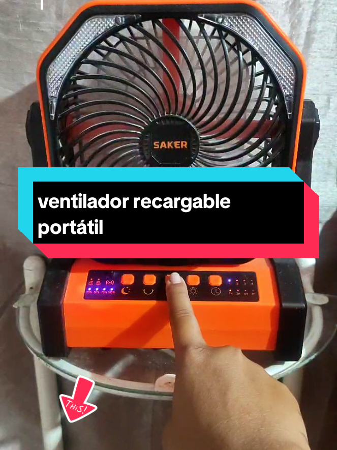 ventilador recargable portátil , está completo, hace un año lo mandé para cuba y está como el primer día,ya pasó  un ciclón y la verdad resolvió bastante.se lo recomiendo  #gadgets  #portablefan  #campinggear  #usefulgadgets  #tiktokshopprestock 