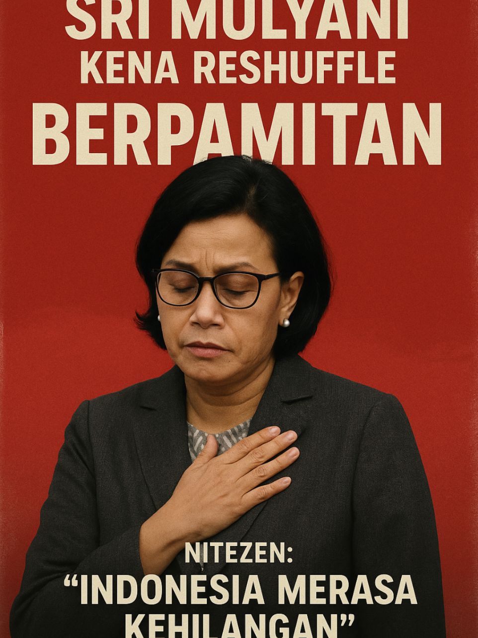 Sri Mulyani Indrawati 2016 - 2025 Lahir di Bandar Lampung pada tanggal 26 Agustus 1962. Menyelesaikan pendidikan dan memperoleh gelar Sarjana Ekonomi dari Universitas Indonesia (1986). Melanjutkan pendidikannya di University of Illinois Urbana Champaign, Amerika Serikat dan mendapatkan gelar Master of Science of Policy Economics (1990). Setelah itu ia mendapatkan gelar Ph.D of Economics (1992). Spesialis penelitian Ekonomi Moneter dan Perbankan serta Ekonomi Tenaga Kerja ini pada awal Oktober 2002 terpilih menjadi Executive Director Dana Moneter Internasional (IMF) mewakili 12 negara di Asia Tenggara (South East Asia/SEA Group).  Sejak 1 November 2002, ia mewakili 12 negara anggota SEA Group di International Monetary Funds. Pada 5 Desember 2005, Sri Mulyani dilantik menjadi Menteri Keuangan. Selama menjadi Menteri Keuangan, Sri Mulyani Indrawati banyak menorehkan prestasi, diantaranya menstabilkan ekonomi makro, mempertahankan kebijakan fiskal yang prudent, menurunkan biaya pin­jaman dan mengelola utang serta mem­beri kepercayaan pada investor. Refor­masi Kementerian Keuangan dinahkodainya dengan baik sehingga banyak terjadi perubahan fundamental di Kementerian Keuangan. Beliau dinobatkan sebagai Menteri Keuangan terbaik Asia untuk tahun 2006 oleh Emerging Markets Forum pada 18 September 2006 di Sidang Tahunan Bank Dunia dan IMF di Singapura. Beliau juga terpilih sebagai wanita paling berpengaruh ke-23 di dunia versi majalah Forbes tahun 2008 serta wanita paling berpengaruh ke-2 di Indonesia versi majalah Globe Asia bulan Oktober 2007. Sri Mulyani juga menjadi Menteri Keuangan terbaik untuk tahun 2006 oleh majalah Euromoney dan menjadi Menteri Keuangan terbaik di Asia di tahun yang sama oleh Emerging Market Forum. Di tahun 2008, ia menjabat Pelaksana Tugas Menteri Koordinator Bidang Perekonomian setelah Menko Perekonomian Dr. Boediono dilantik sebagai Gubernur Bank Indonesia. Kemudian pada 1 Juni 2010 Sri Mulyani Indrawati menjadi Direktur Pelaksana Bank Dunia. Pada tanggal 27 Juli 2016, Beliau dilantik oleh Presiden Joko Widodo menjadi Menteri Keuangan kembali dalam Kabinet Kerja. Pada bulan Desember 2018, Sri Mulyani Indrawati terpilih menjadi 