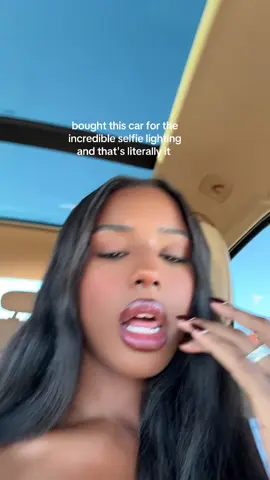 I need someone else to drive it so i can focus on taking more selfies 