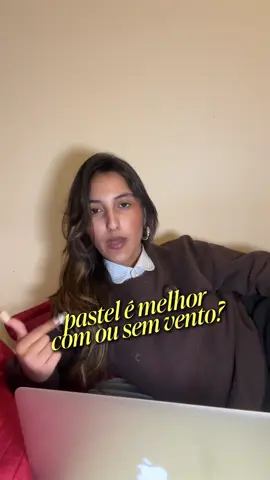 essa discussão sobre pastel de vento eu devo totalmente a um seguidor do ig que foi meu pauteiro do dia obrigada gui
