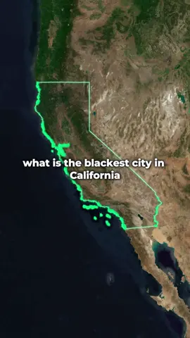 What is the blackest city in California #fyp #us #California 