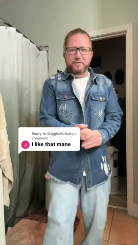 Replying to @WiggleMeBaby #DenimJacket 