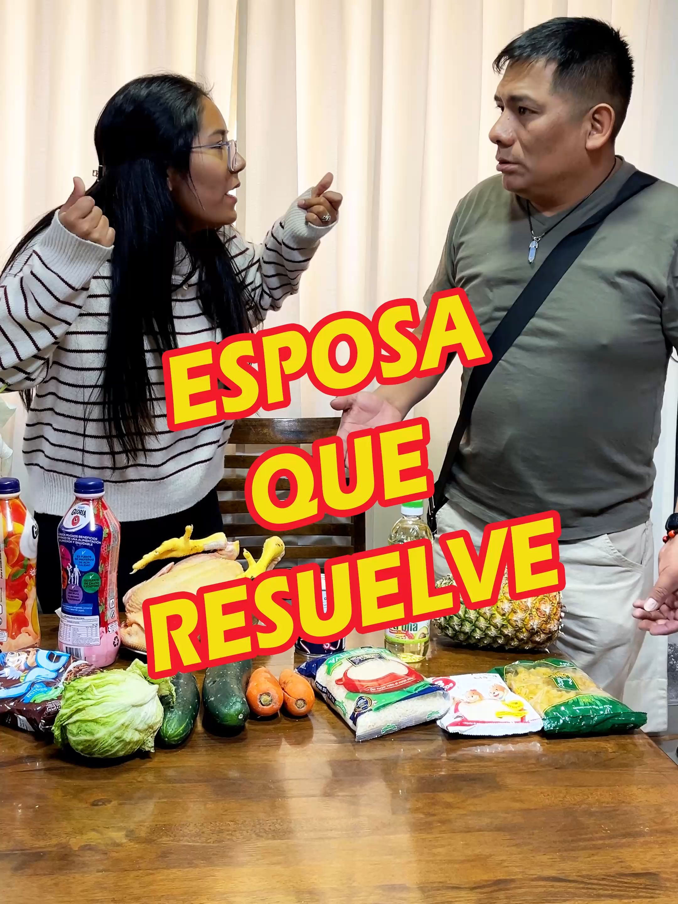 Cuando tienes a tu esposa que resuelve #humortiktok #risasyhumor #comediahumor #videogracioso #parejaslocas #comedia #arequipa