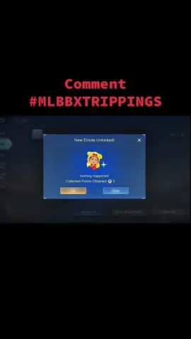 TRIPPINGS EMOTE🔥#MLBBNEXT2025 #ReadyforNEXT #ReadyforTrippings #MLBB #fypage 