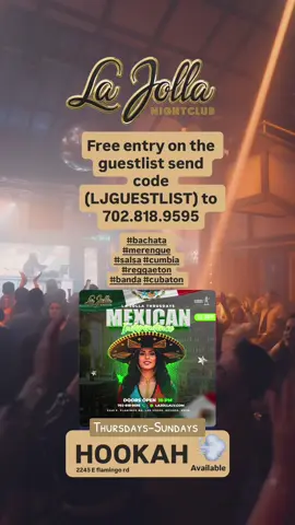 Do you need free entry to Las jolla nightclub to Las Vegas?? Text now 702.818.9595 #mexicanindependanceday #lasvegastiktok #fyp #lasvegas #lasvegasclubs