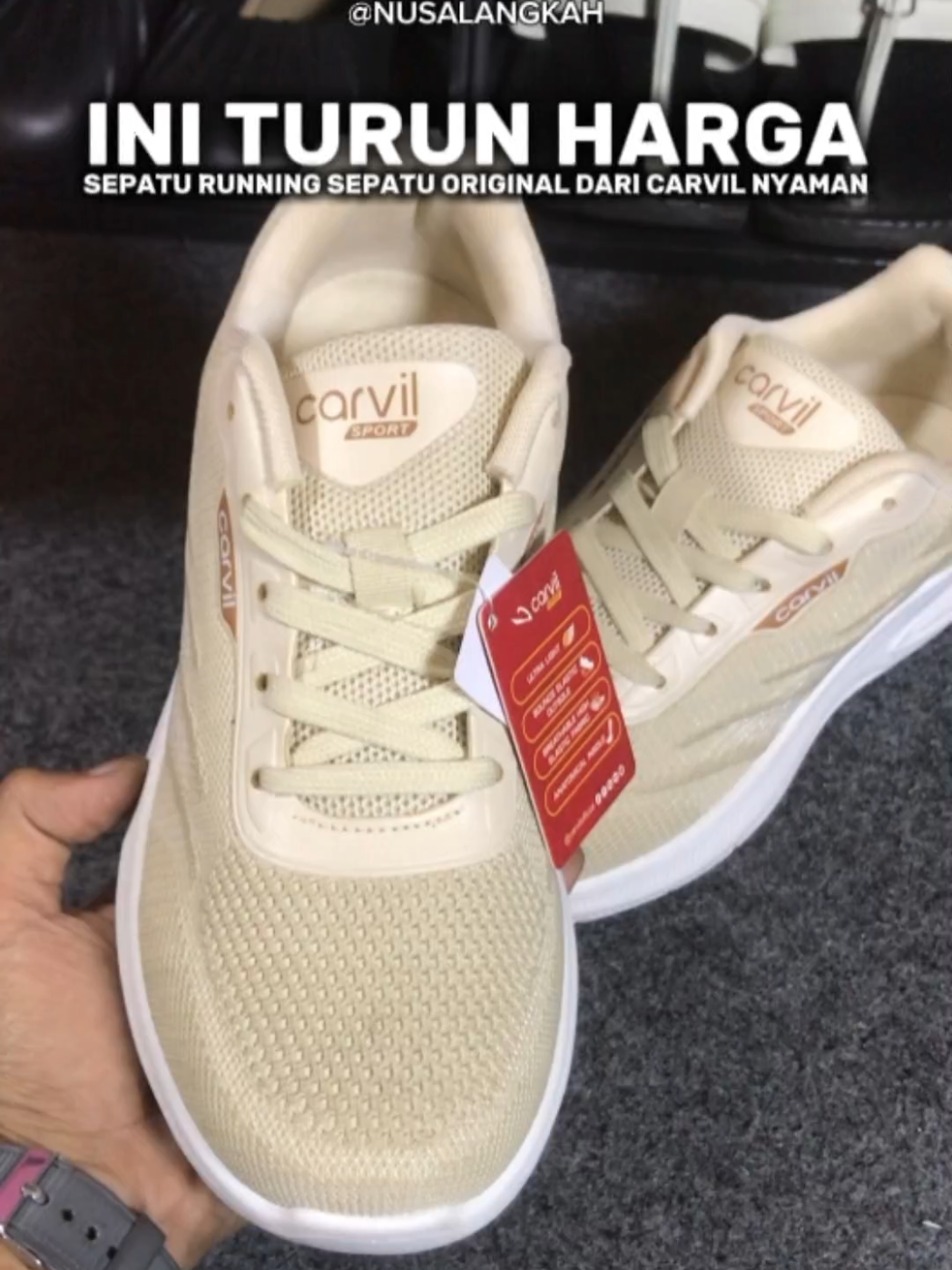 promo dari original sepatu running @CarvilOfficial dengan harga terjangkau khusus hari ini #SatuKontenTiapHari #ModalKontenDoang #sepatucarvil #carviloriginal #sepaturunning 