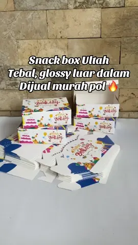 Murah berkualitas 🔥 Box nasi ulang tahun anak kotak nasi ultah snack box ultah anak 