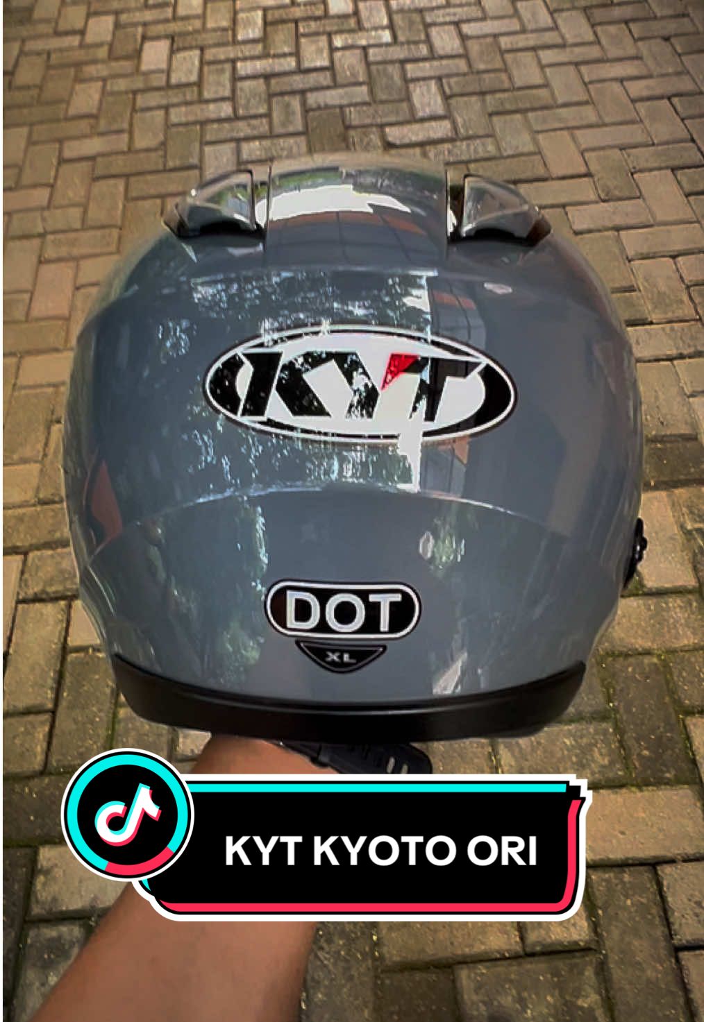 KYT KYOTO R ORIGINAL🫵🏻😎 #original #kyt #helmet #helmdanapelajar #helmetloverindonesia 