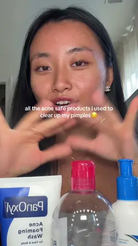 i stand by these products they rlly helped w clearing my pimples omg #acne #pimples #acneproneskin #acnejourney  @BIODERMA micellar water  @PanOxyl face wash  @Vanicream™ Sensitive Skin Care facial cleanser, moisturizer  @Innisfree US pore masks, sunscreen @iUNIK brta glucan serum  @celimax.global noni ampule  @anua_global azeliac serum  @Caudalie vinoperfect  @SkinCeuticals salisylic serum  @Aveeno moisturizer  @Isntree US sunscreen
