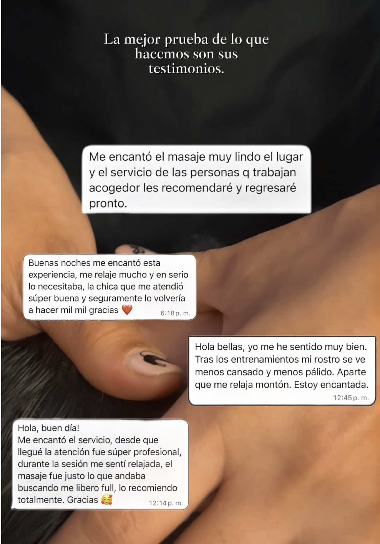 Uno de los testimonios de nuestras clientes en sus sesiones💆🏻‍♀️✨ 📍Quito y Santo Domingo  #headspa #skingym #masajefacial #quito_ecuador🇪🇨 #santodomingoecuador 