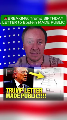 🚨BREAKING: Trump BIRTHDAY LETTER to Epstein MADE PUBLIC #news #breakingnews #meidastouch #trump2025 #Epstein