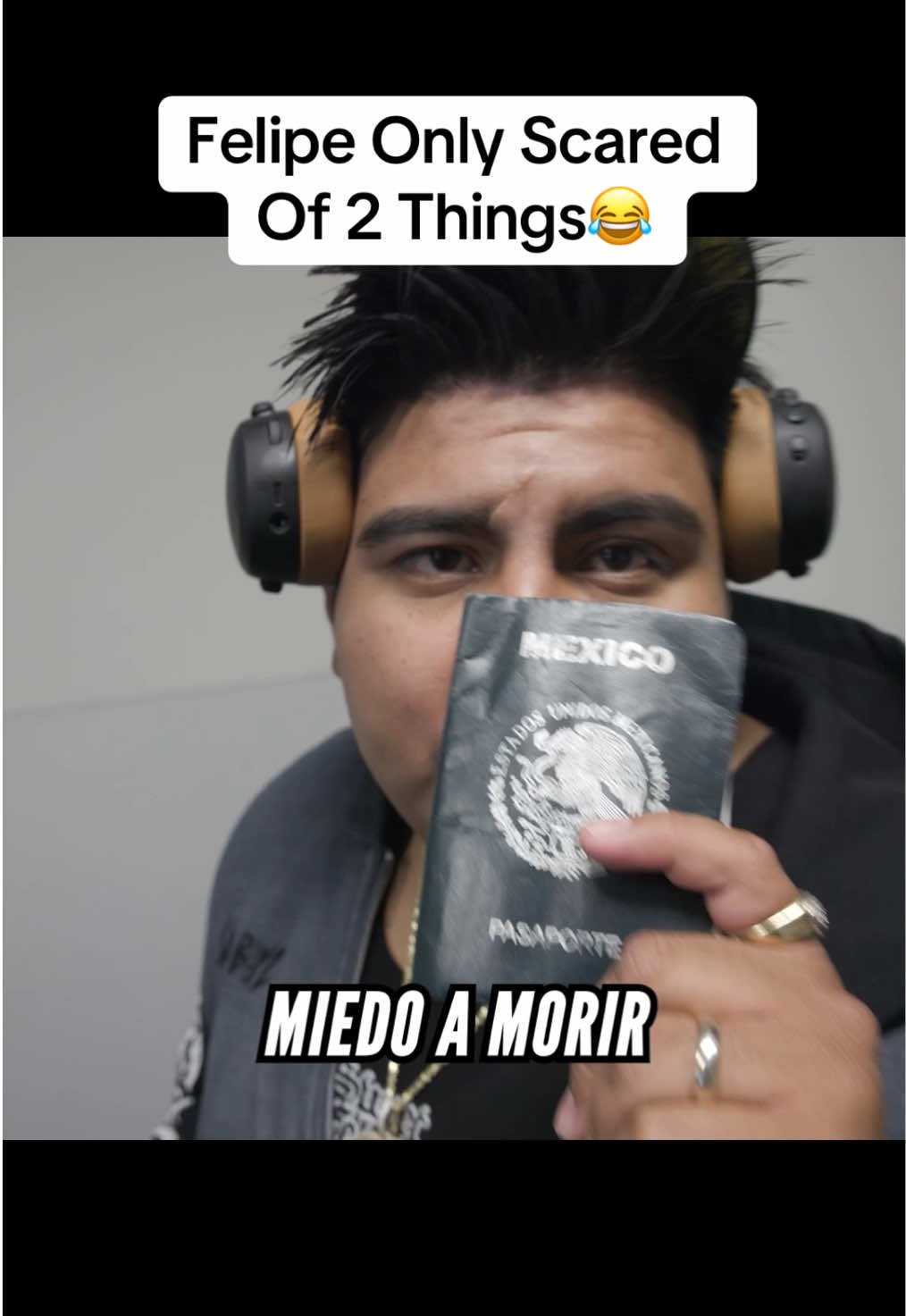 @Felipe only scared  of 2 things😂