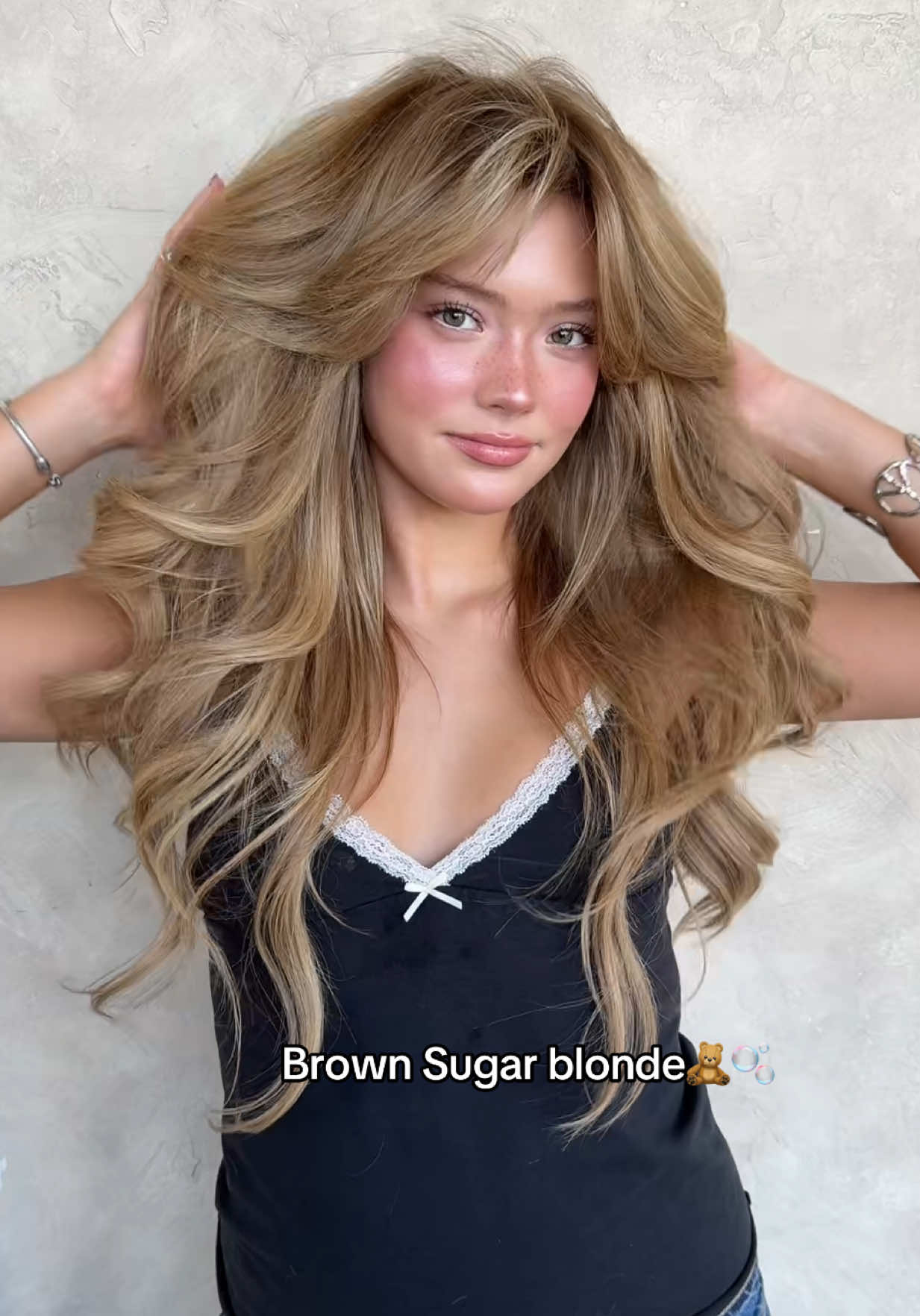 Brown sugar blonde 🧸🌟 @lydiiii 🪽 mula now at habiteducation.com @Habit Education Shadow us! Shadowmetour.com Book with us! Habitsalon.com @Alli.lavender @Venice✨ @elliguzzo @Hairbybellableu @Tanzie Rae 