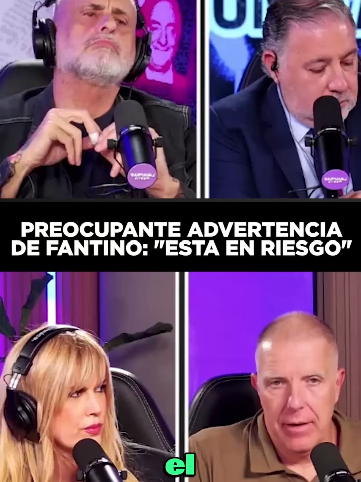 PREOCUPANTE ADVERTENCIA DE FANTINO: 