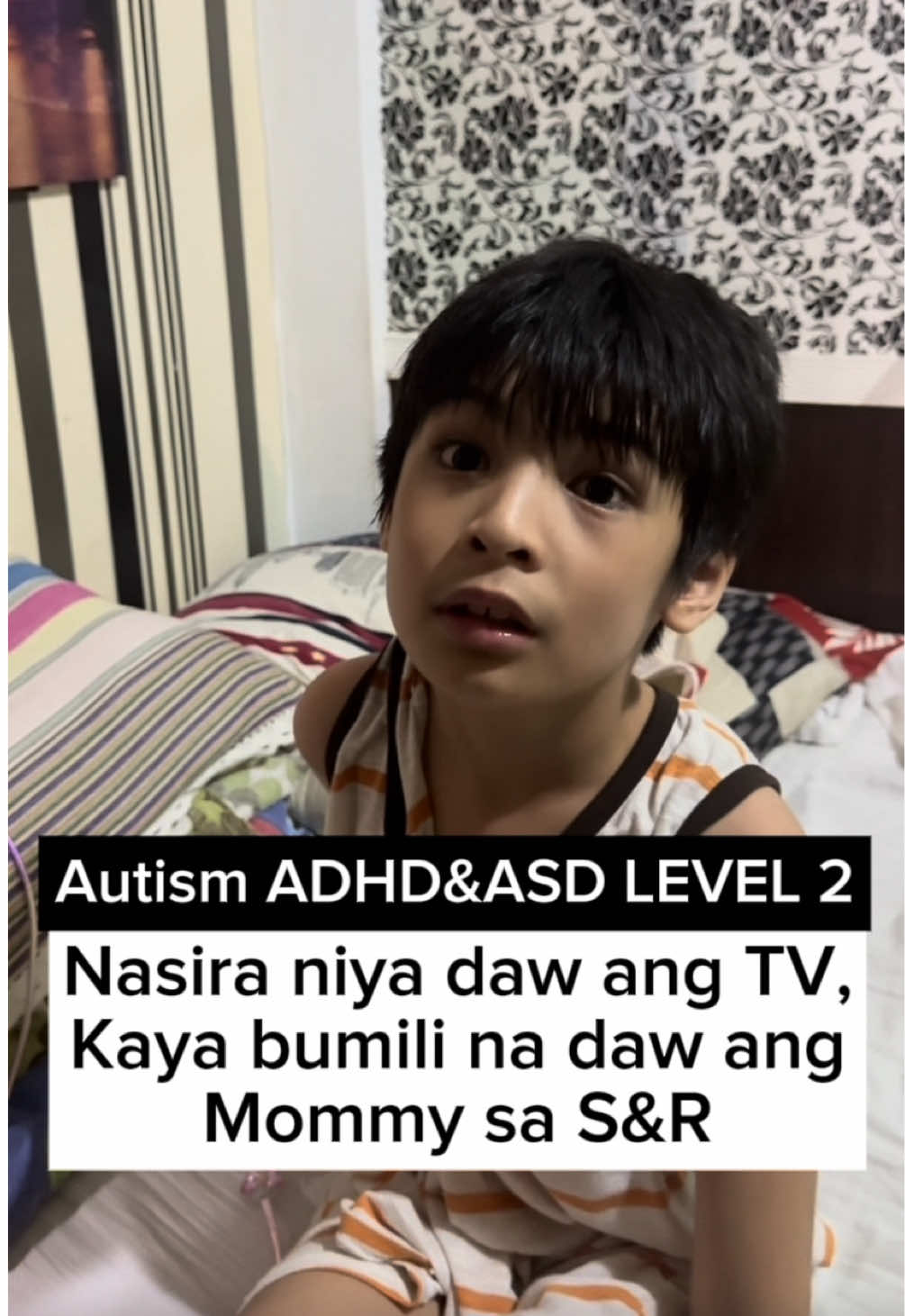 Autism ADHD and ASD Level 2❗️ Nasira niya daw ang TV,Kaya bumili na daw angMommy sa S&R part2 #everyone  #highlights 
